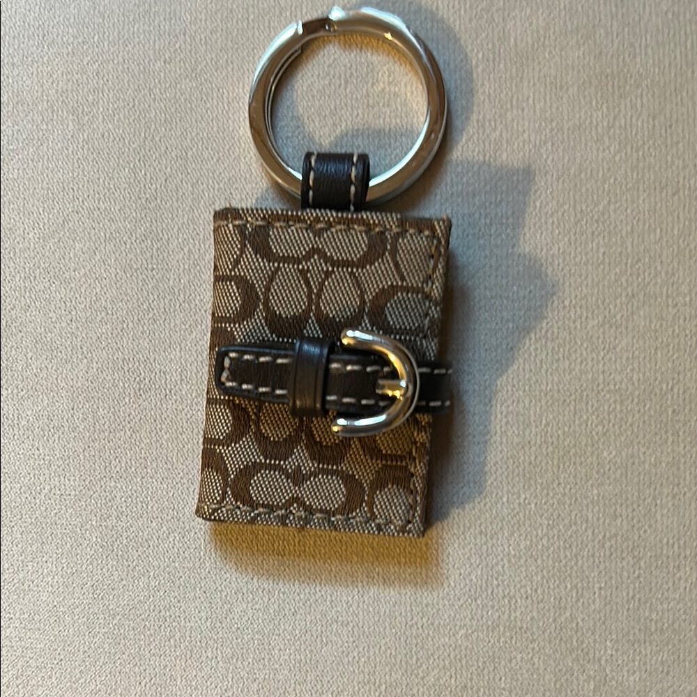 Coach Brown and Black Keychain Accessory